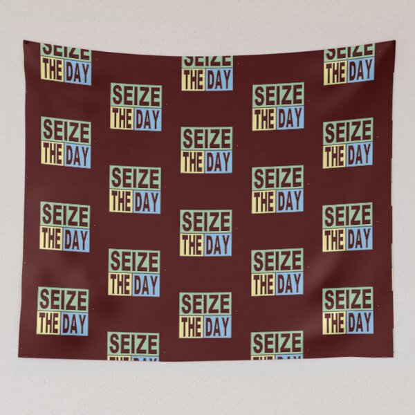 Item preview, Seize the day. Carpe diem. In Pastel colors. designed and sold by PaperDreamPod.