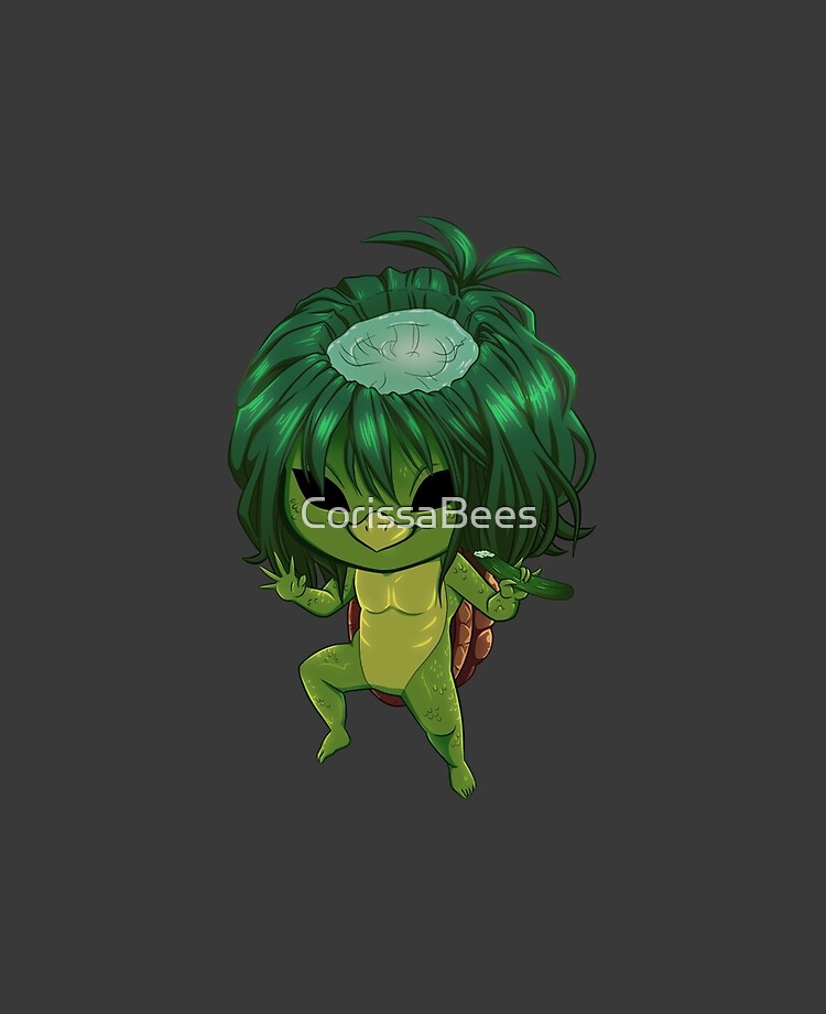 Sammenligning Forespørgsel Himlen Kappa Yokai Monster with Cucumber" iPad Case & Skin by CorissaBees |  Redbubble