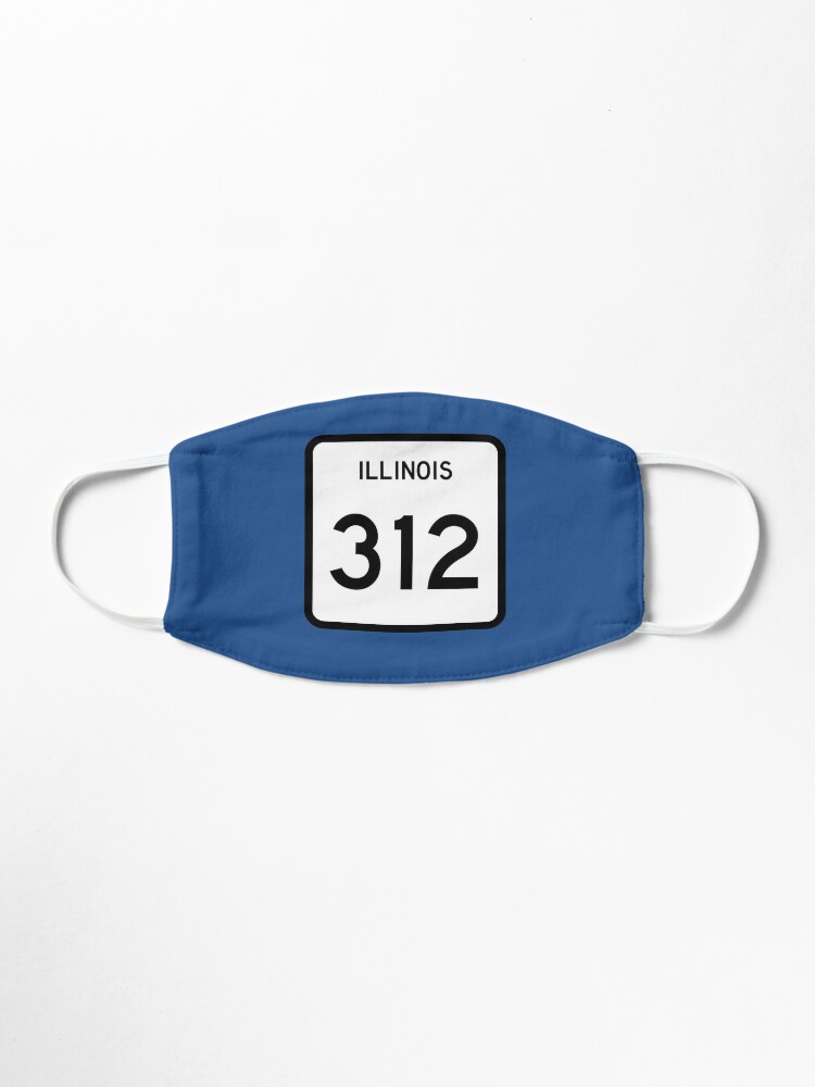 Illinois State Route 312 Area Code 312 Mask By Srnac Redbubble