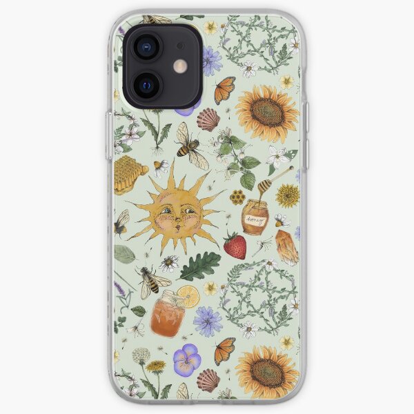 Litha Pattern- Green iPhone Soft Case