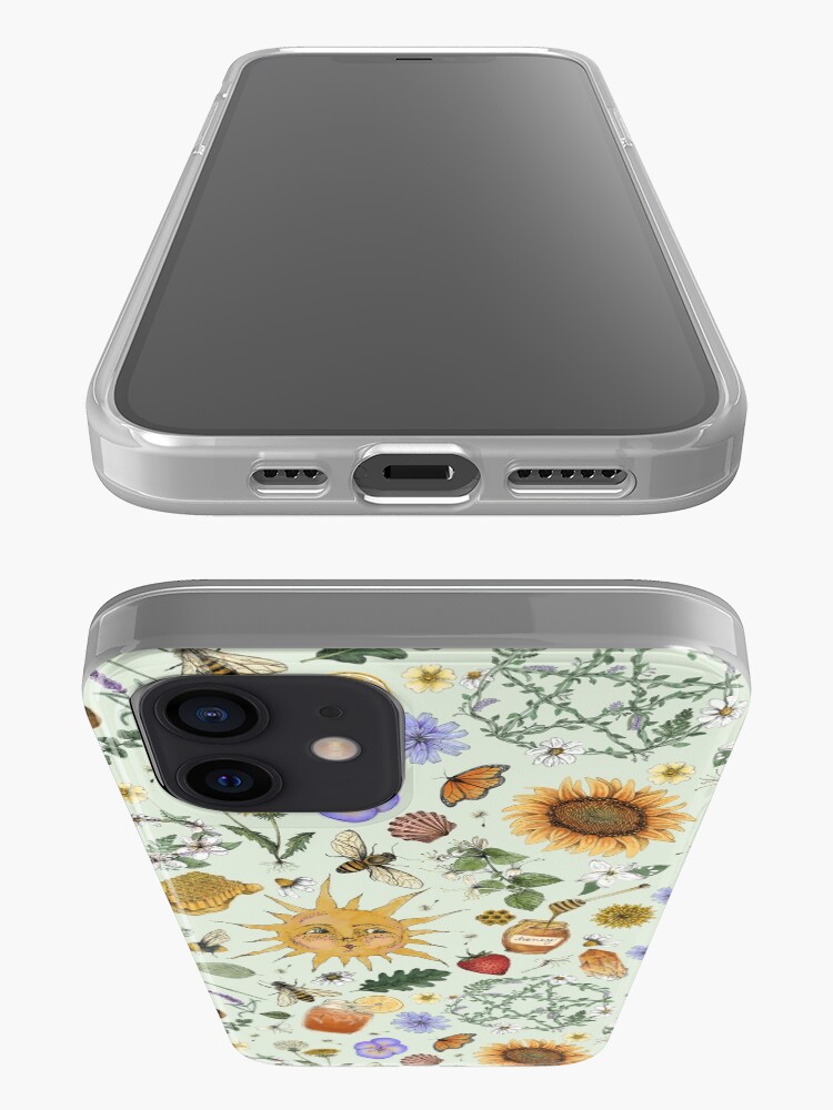 Alternate view of Litha Pattern- Green iPhone Case & Cover