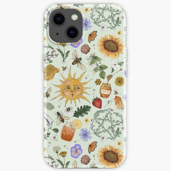 Litha Pattern- Green iPhone Soft Case