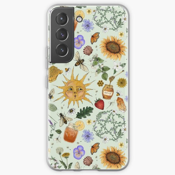 Litha Pattern- Green Samsung Galaxy Soft Case