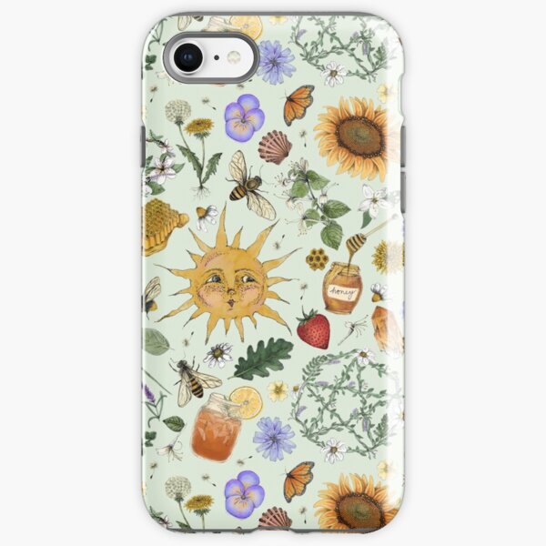 Litha Pattern- Green iPhone Tough Case