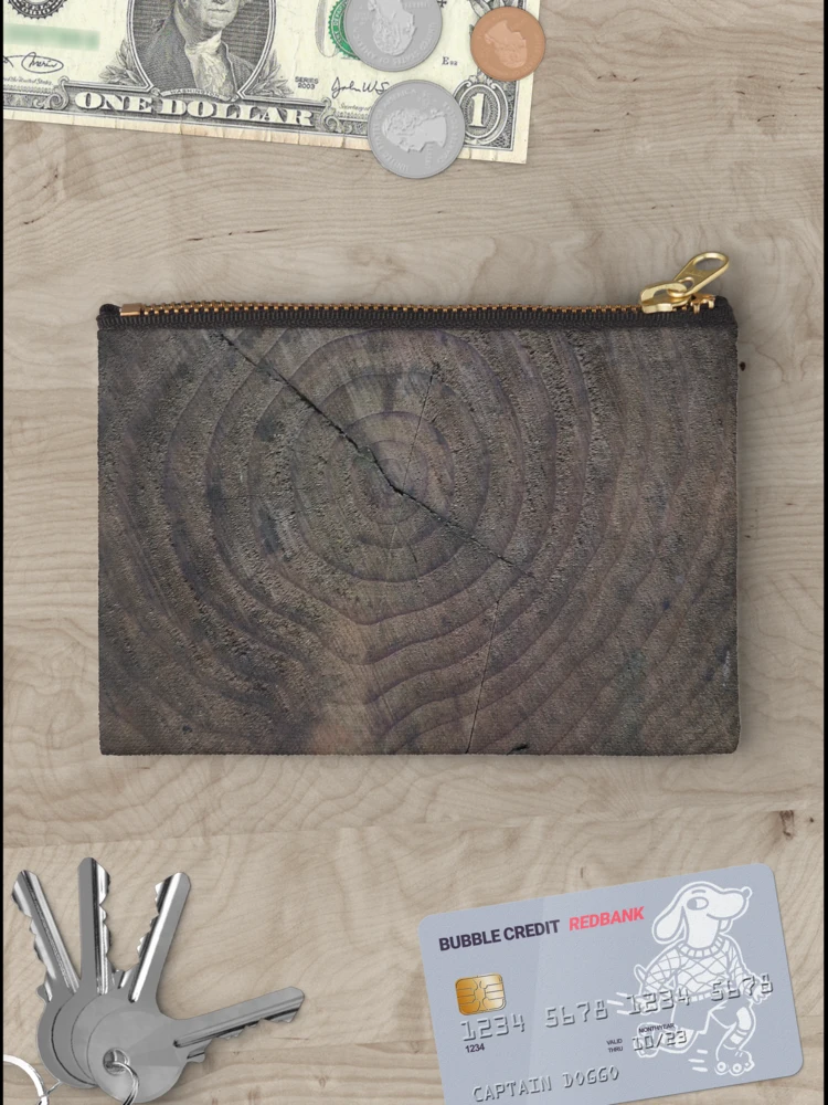Thumbnail 3 of 4, Zipper Pouch, Tree Rings designed and sold by Autographix.