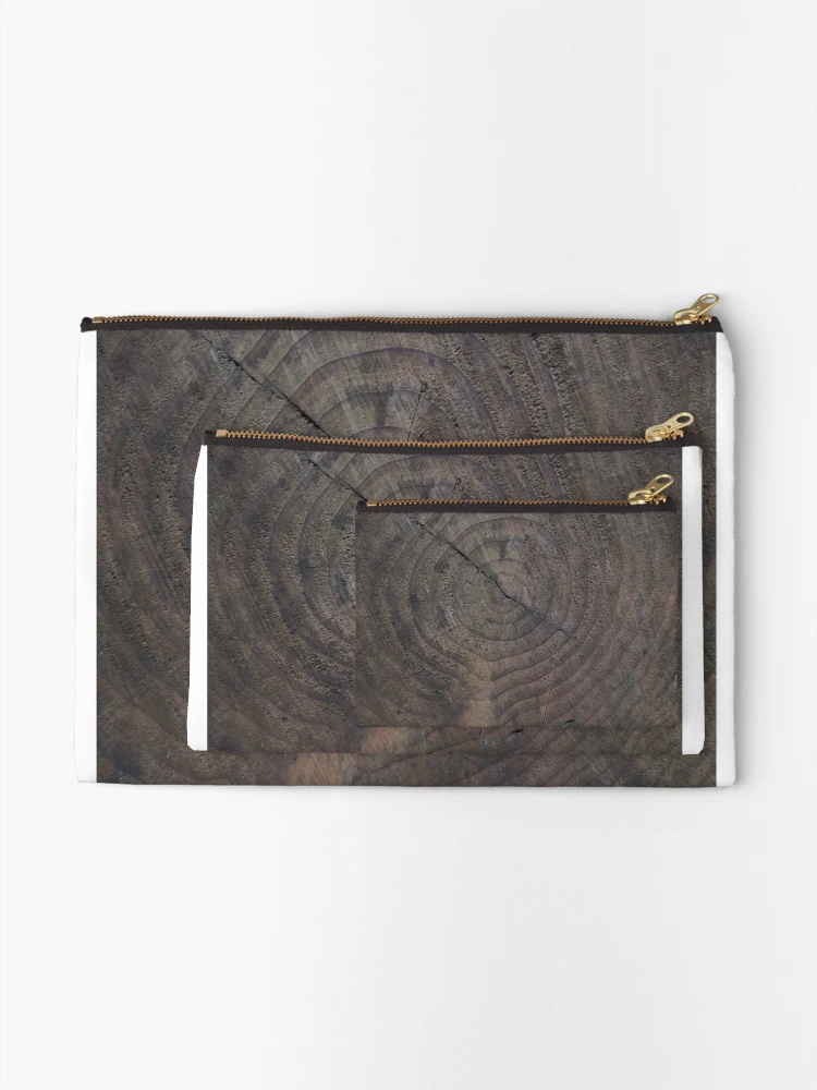 Thumbnail 2 of 4, Zipper Pouch, Tree Rings designed and sold by Autographix.