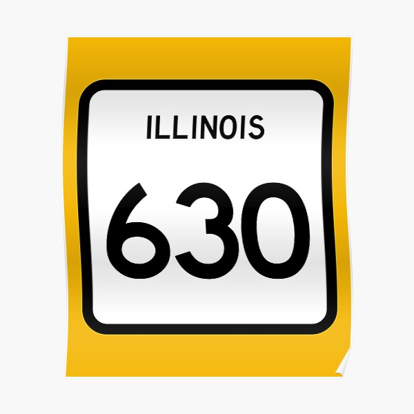 illinois-state-route-630-area-code-630-poster-for-sale-by-srnac-redbubble