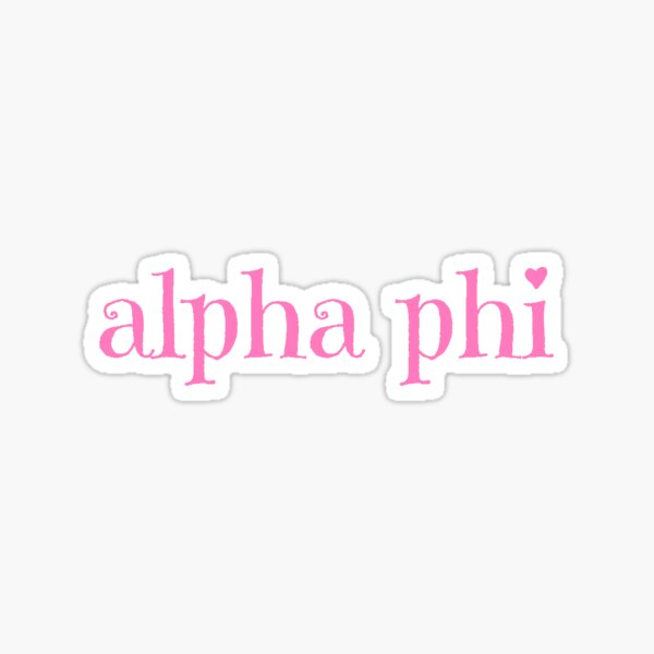 alpha phi Sticker