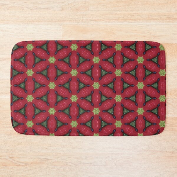 Item preview, Red and Green Lattice Style Pattern designed and sold by CrystalRaen.