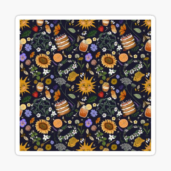 Item preview, Litha Pattern- Dark Blue designed and sold by Katherine Anouti.