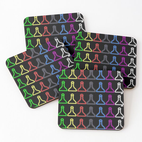 Item preview, Neon Clue Game Pieces designed and sold by SpectreSparkC.