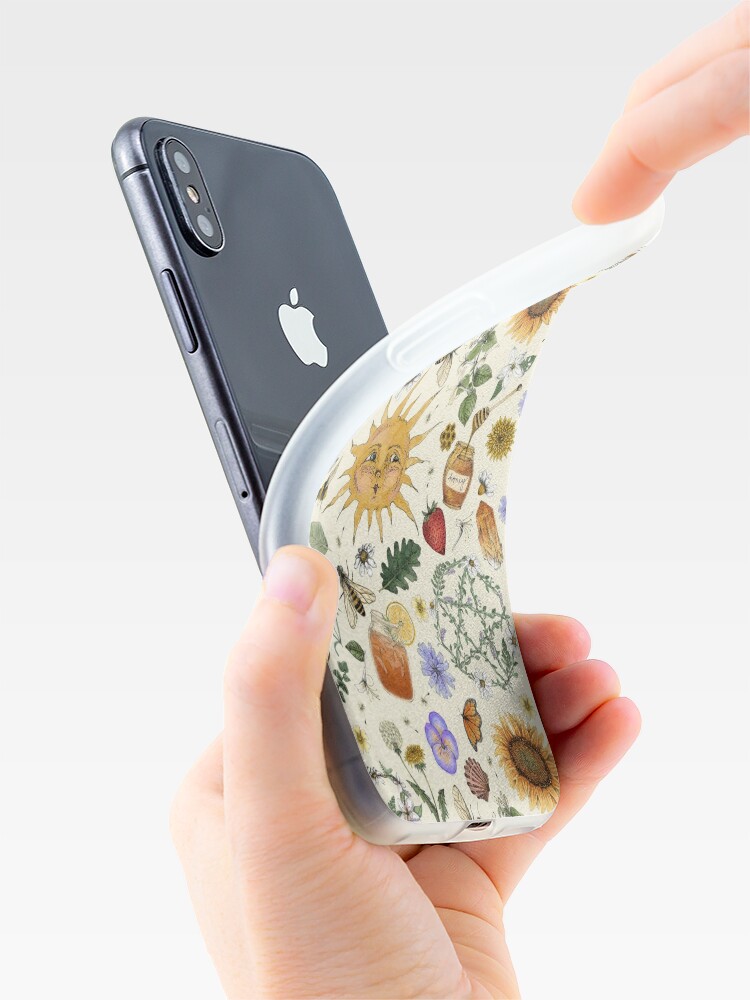 Discover Litha Pattern- Cream iPhone Case