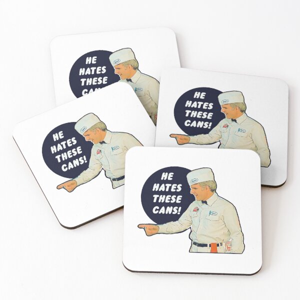 Item preview, The Jerk - He Hates These Cans designed and sold by Cuttintees.