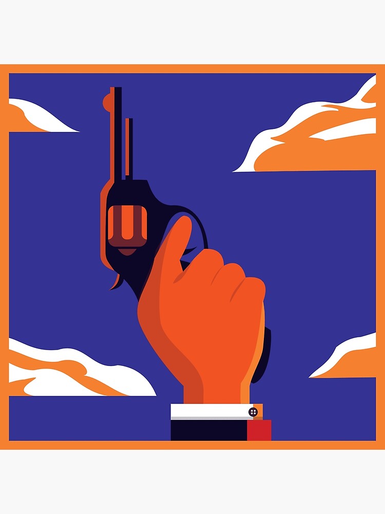 "Starter Pistol" Poster for Sale by ImMelancholyKid Redbubble