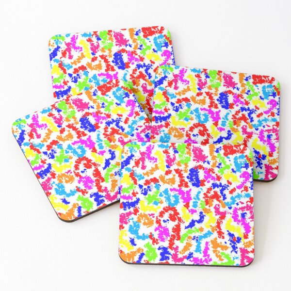 Item preview, Multi-Coloured Paint Splatters designed and sold by The Zany Paintbrush | Home Decor | Apparel | Accessories.
