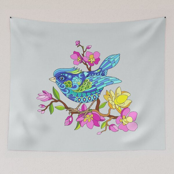 Item preview, Bird on branch designed and sold by Hangrid-Work.