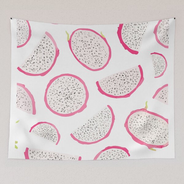 Item preview, Cute Dragon Fruit Seamless Pattern - Watercolor Painting designed and sold by ShareYourFaith.