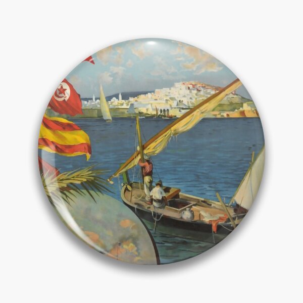 Item preview, PLM Navigation Mixte vintage travel poster designed and sold by stickart-marek.