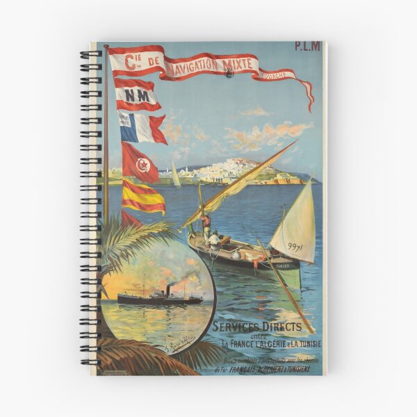 Item preview, PLM Navigation Mixte vintage travel poster designed and sold by stickart-marek.
