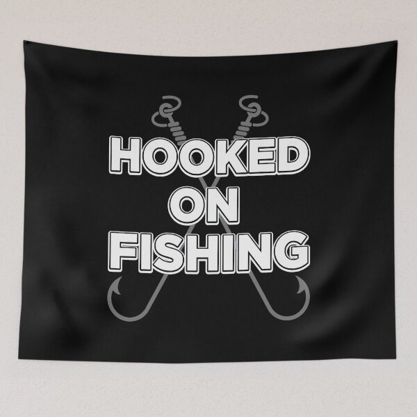 Item preview, Funny Fishing Hooked On Fishing Tank Top designed and sold by jakehughes2015.