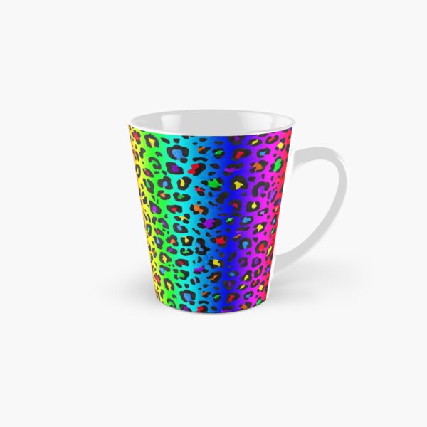 Item preview, Doppelter Regenbogen-Leopard-Druck ganz über Tiermuster designed and sold by Bumblefuzzies.
