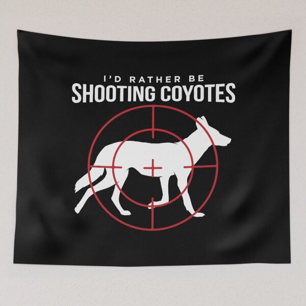 Item preview, Id Rather Be Shooting Coyote Hunter graphic designed and sold by jakehughes2015.