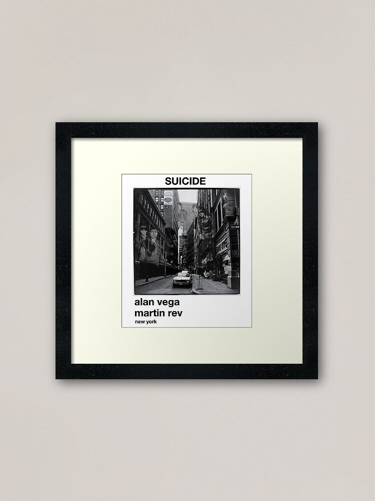 Alternate view of Suicide, New York Framed Art Print