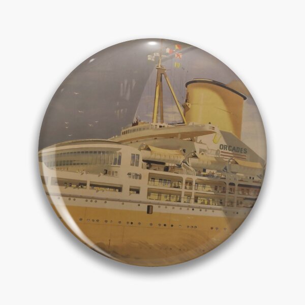 Item preview, Orient Line to Australia vintage travel poster designed and sold by stickart-marek.