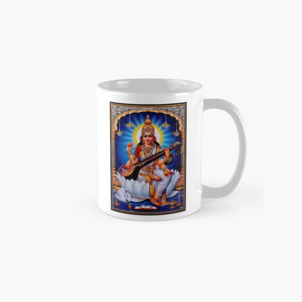 Hindu Tirakita Dieu de l'impression Sarasvati Mug classique
