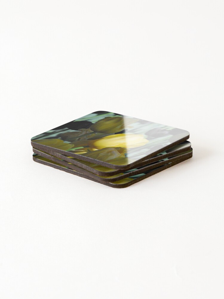 Thumbnail 4 of 5, Coasters (Set of 4), Spring Splashes designed and sold by lozzar.