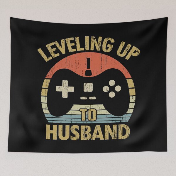 Item preview, Leveling Up To Husband - Gift For Husband Valentines Gift Video Gamer designed and sold by nana1099.