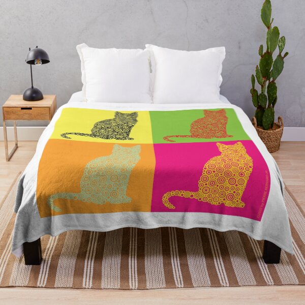 Item preview, Afrocentric “Love Cats” Pop Art Circle Design designed and sold by Pierre Bernard Jr.