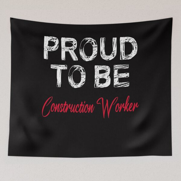 Item preview, Proud to be construction worker designed and sold by Andrea Lina.