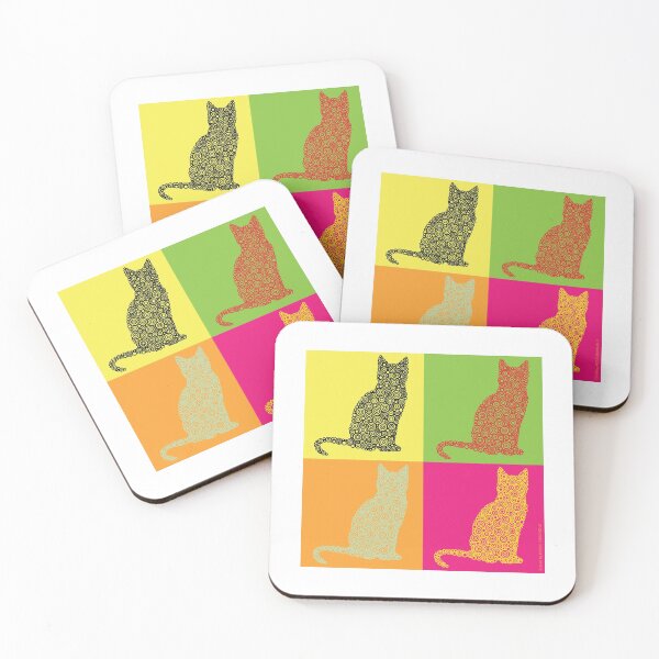 Item preview, Afrocentric “Love Cats” Pop Art Circle Design designed and sold by Pierre Bernard Jr.
