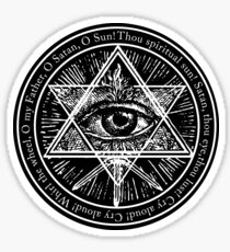 O FATHER, O SATAN, O SUN - solid white ***find hidden gems in my portfolio*** Sticker