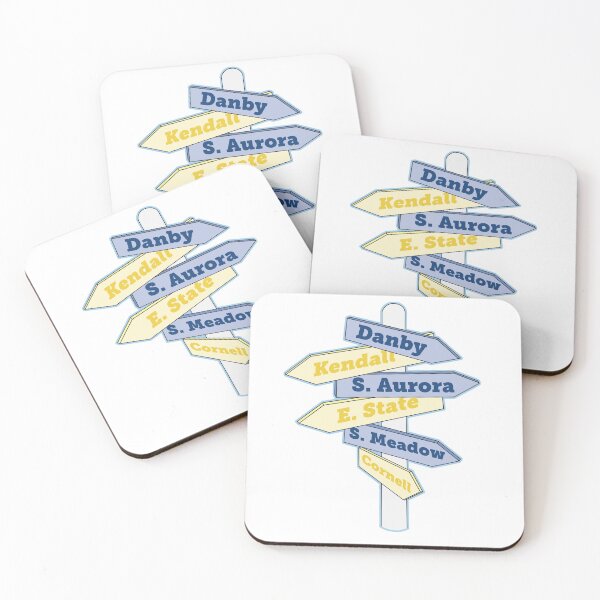 Item preview, Letreros de las calles de Ithaca designed and sold by Cat Fox.