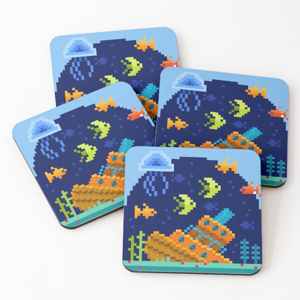 Item preview, Pixelated Sunken Ship designed and sold by HopeDetour.