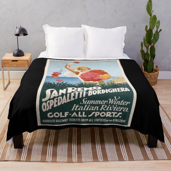 Item preview, ENIT San Remo vintage travel poster designed and sold by stickart-marek.