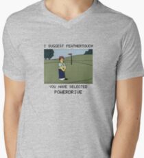 Lee Carvello's Putting Challenge Men's V-Neck T-Shirt