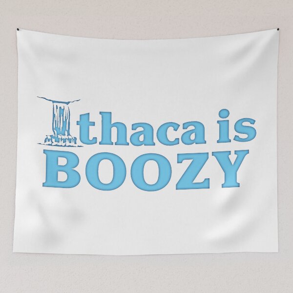 Item preview, Ithaca is Boozy  designed and sold by Cat Fox.
