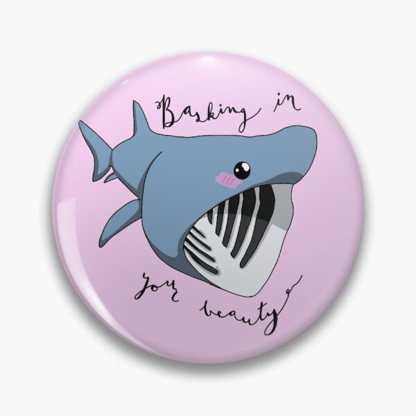 Item preview, Basking in Your Beauty (Basking Shark) designed and sold by The Curly Redhead.