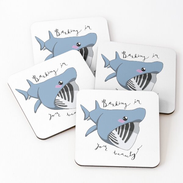 Item preview, Basking in Your Beauty (Basking Shark) designed and sold by The Curly Redhead.