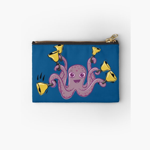 Item preview, Octopus Ringing Handbells Cartoon designed and sold by SubtleSplit.