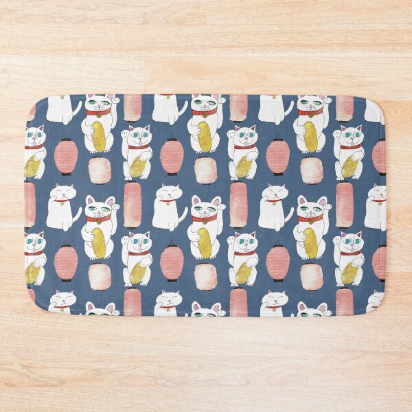Item preview, Waving Cats and Red Lanterns designed and sold by Jill Ra.