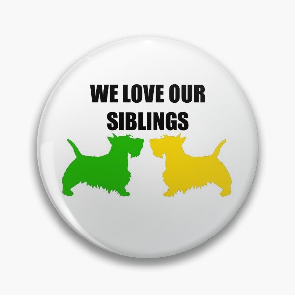 Item preview, Scottie Siblings - Green and Yellow designed and sold by Taylor Yates.
