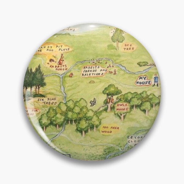 Hundred Acre Woods Map Pin