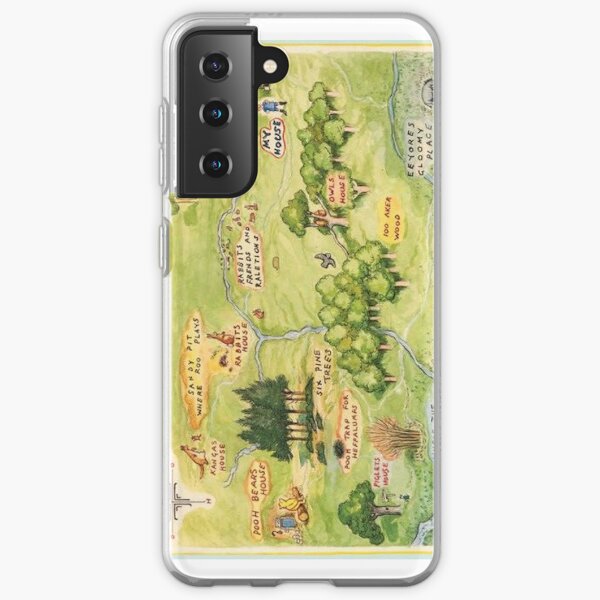 Hundred Acre Woods Map Samsung Galaxy Soft Case