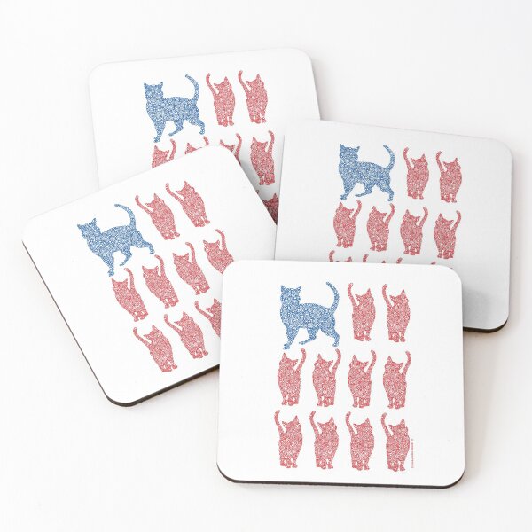Item preview, United States Cat Flag Circle Design designed and sold by Pierre Bernard Jr.