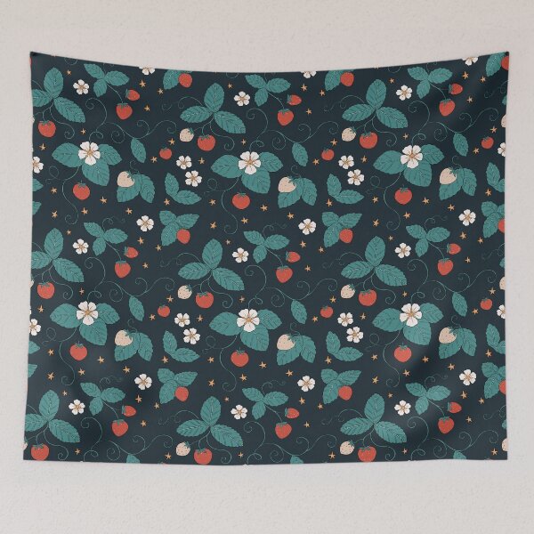 Item preview, Dark Strawberries and Stars designed and sold by hwainio.