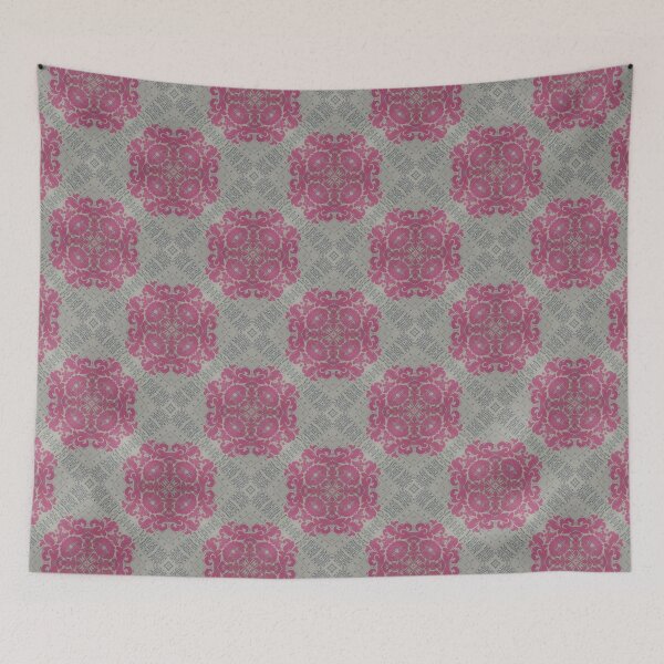 Item preview, Pink Mandala Book Page Seamless Pattern designed and sold by CrystalRaen.